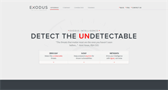 Desktop Screenshot of exodusintel.com